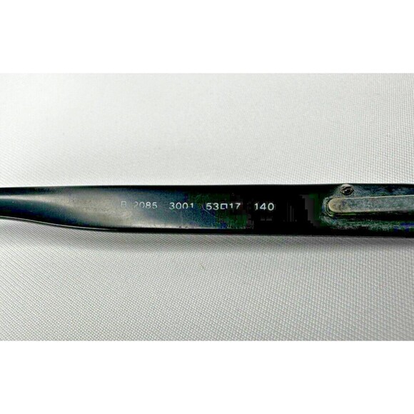 BURBERRY B2085 3001 Men's Black Gray Novacheck Eyeglasses FRAMES ONLY 53-17-140 - Picture 10 of 10